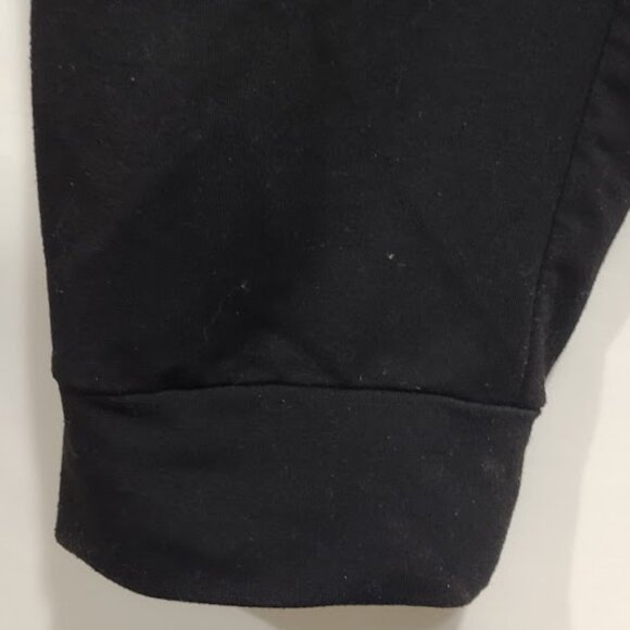 ATHLETIC WORKS BLACK  JOGGERS STRETCH BACK ZIP & 2 SIDE POCKETS DRAWSTRING 2XL - Picture 3 of 12